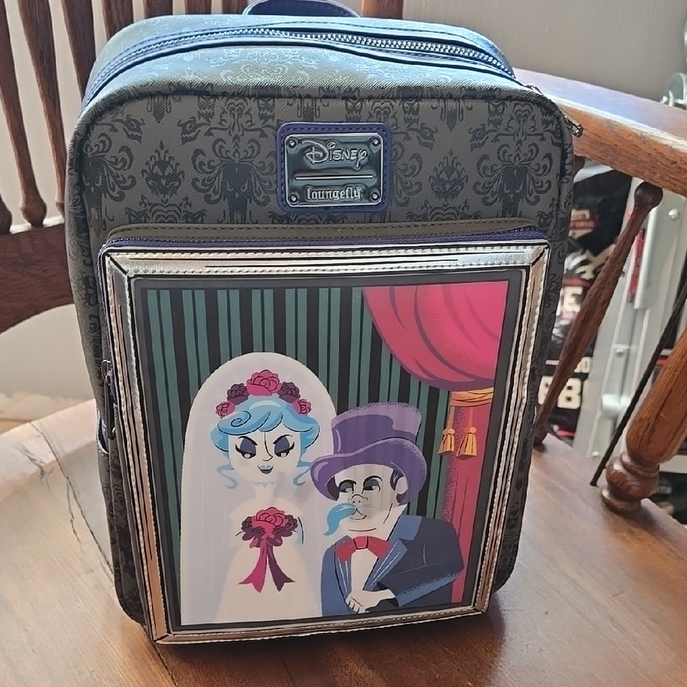Disney Loungefly Haunted Mansion Backpack (Lenticular)